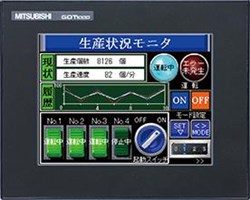 HMI mitsubishi GT1045-QSBD